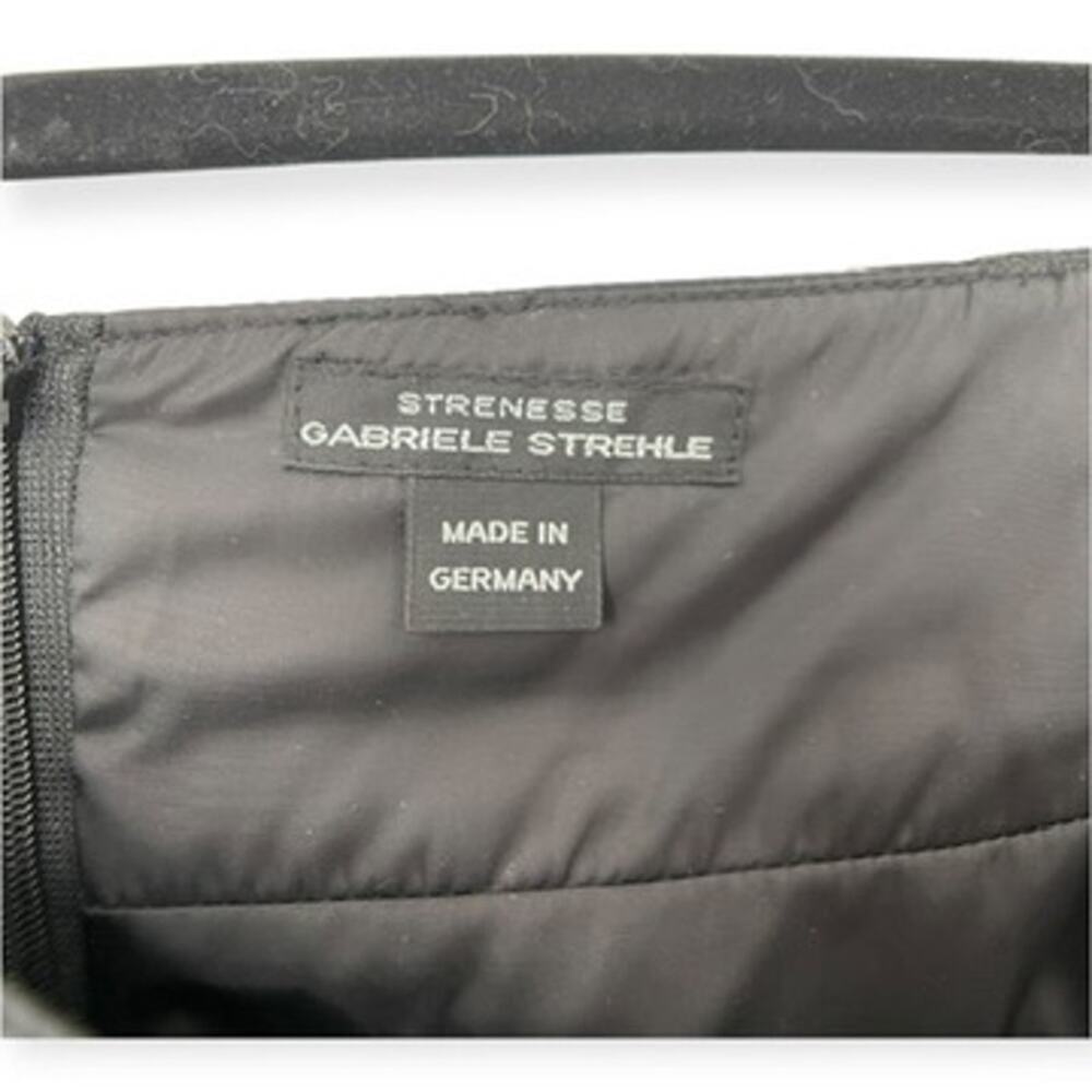 Strenesse Gabriele Strehle Puffer Faux Down Filled Mini A Line Pencil Skirt 10 - Picture 2 of 8